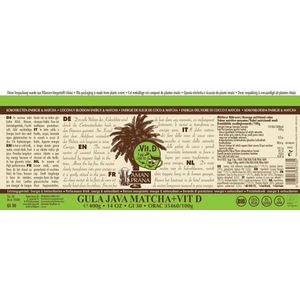 Amanprana Gula java matcha + vitamine D biologisch 400 gram