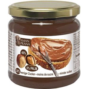 Aman Prana Choco-hazelnootpasta 45% biologisch 400 gram