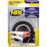 HPX - Zelfvulkaniserende Tape - Zwart - Polyisobuteen - 25mm x 3m