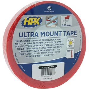 Dubbelzijdige tape Ultra Mount - transparant 19mm x 50M