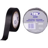 HPX PVC isolatietape | Zwart | 15mm x 10m - IB1510  - IB1510