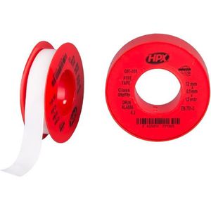 PTFE gasafdichtingstape - wit 12mm x 12m