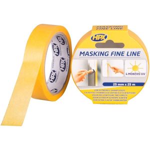 HPX - Masking Tape - 25mm - 25m - Gold