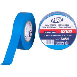 WKK Isolatie Tape - 19mm breed - 20 meter - Blauw