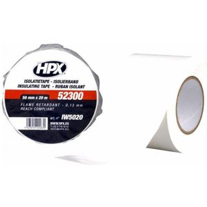 PVC isolatietape VDE - wit 19mm x 20m