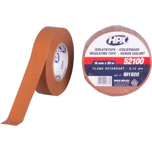 PVC isolatietape VDE - bruin 19mm x 20m