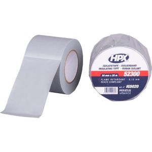 HPX PVC isolatietape | Grijs | 50mm x 20m - IG5020 | 100 stuks IG5020