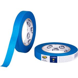 HPX Masking tape UV | Blauw | 19mm x 50m - MU1950 | 48 stuks MU1950