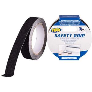 Anti-slip tape - zwart 25mm x 5m
