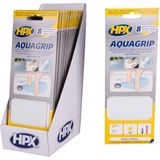 HPX Aqua Grip anti-slip tape (8 stuks) | Transparant | 20mm x 240mm - AG2024 AG2024