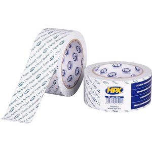 HPX Clean Removal Tape - Bevestigen van Stucloper - 50 Mm X 33 M - Wit