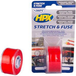 HPX Stretch & Fuse zelfvulcaniserende tape 25mm / 3m / rood