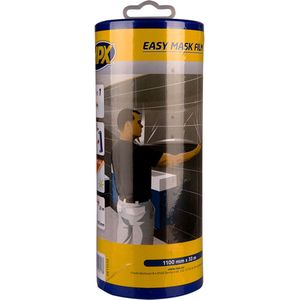 HPX Tapes Easy Mask Film Crepepapier + Dispenser 33 mtr Per Stuk - 1100 MM