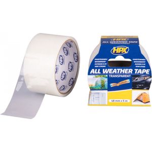 HPX All Weather Tape 48mm / 5m / transparant