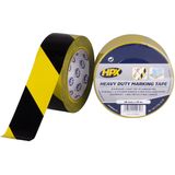 HPX - Markeringstape - Geel Zwart - Heavy Duty - 48mm x 33m