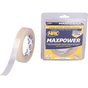 Max Power Transparent bevestigingstape - 19mm x 5m