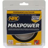 Max Power Outdoor Bevestigingstape - Zwart 19mm X 5m