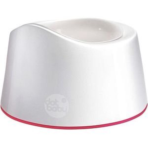 DotBaby dot.potty - Potje peuter - Plaspotjes -Potjes - WC potje- WC potje peuter - Wit - Roze/Rood