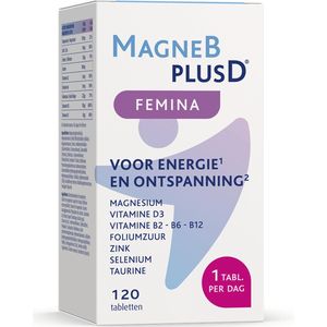 Vitamine B - MAGNEBPLUSD® FEMINA - Vitamine- en Mineralecomplex - Voor Vrouwen