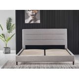Tweepersoonsbed Zulema 140x200 - grijs
