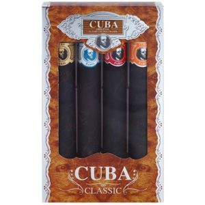 Parfumset voor Heren Cuba EDT Classic 4 Onderdelen