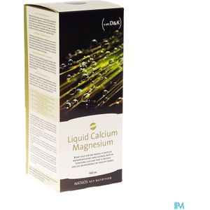 Liquid Calcium Magnesium - Voedingssupplement - Kleurloos - 500ml