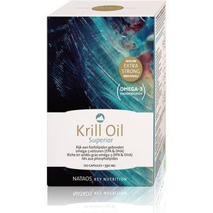 Krill Oil Superior - Capsules - Rood - Fosfolipiden - Omega-3