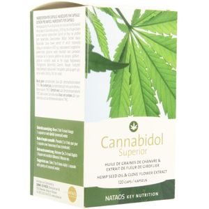 Cannabidol - Superior Softcaps - 120 Capsules - Hennepzaadolie en Kruidnagel Extract