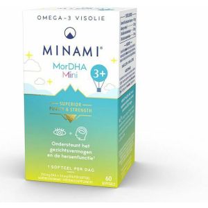 MorDHA Mini - Omega 3 Voedingssupplement - Aardbei - 80% Concentratie