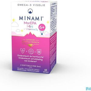 Minami - Morepa Mini Smart Fats - 60 Caps - Glutenvrij - Lactosevrij