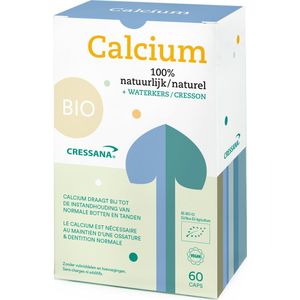 Cressana Calcium rode alg extract BIO - 60 vegan capsules