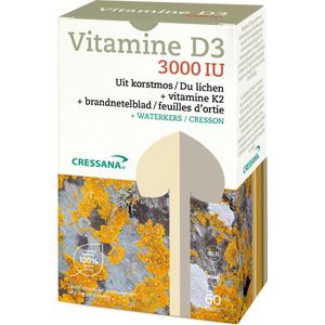 Vitamine D3 - 1000 IU - Vegetarisch - Korstmos