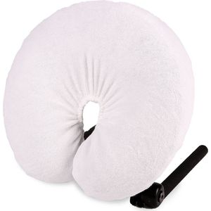 Overtrek hoofdsteun Wit - MediPreventie | Massagetafel | Massagestoel