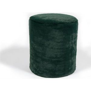 Wild & Soft Poef medium Jungle green - Super zacht