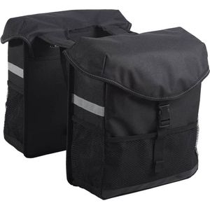 7-series-Fietstas-dubbel-19-L-zwart