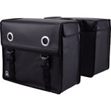 Willex - Dubbele Fietstas - Zwart - Bisonyl - 52L - Universele Bevestiging