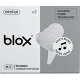 BLOX Oordoppen Music - Festival - Muziek - Gehoorbescherming - Transparant - 19 dB SNR