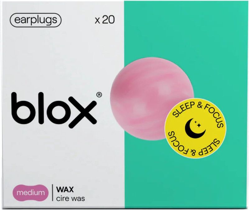 BLOX Oordoppen Wax - Bijenwas Slaap Oordoppen - Hoge Demping - 10 paar - 24 dB SNR
