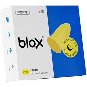 BLOX - Schuim Oordoppen - Geel - Ultrazacht - Hoge Geluidsdemping