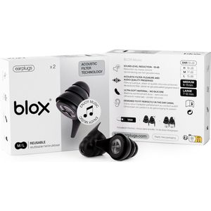 Blox Music zwart M/L 2 stuks