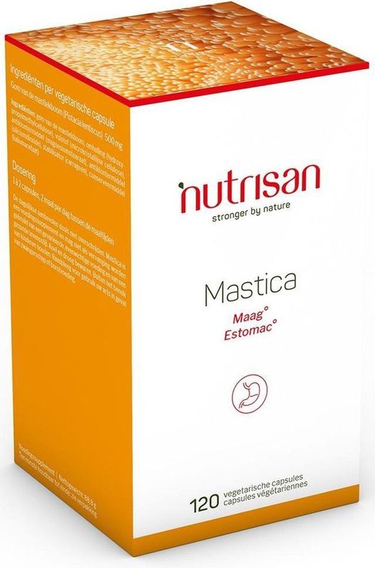 Nutrisan Mastica Caps 120 | Natuurlijke Maagondersteuning | Vegetarisch