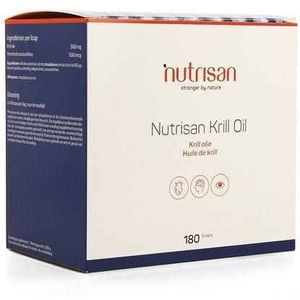 Nutrisan - Krill Oil - Visolie - Omega-3 Vetzuren - 100 Capsules