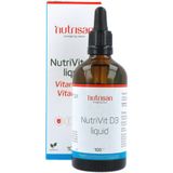 Nutrisan Nutrivit D3 Liquid - Vloeibare Vitamine D3 voor Sterke Botten en Immuunsysteem