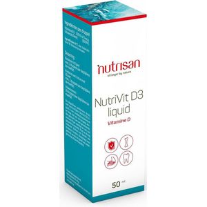 Nutrisan Nutrivit D3 Liquid - Vloeibare Vitamine D3 voor Sterke Botten en Immuunsysteem