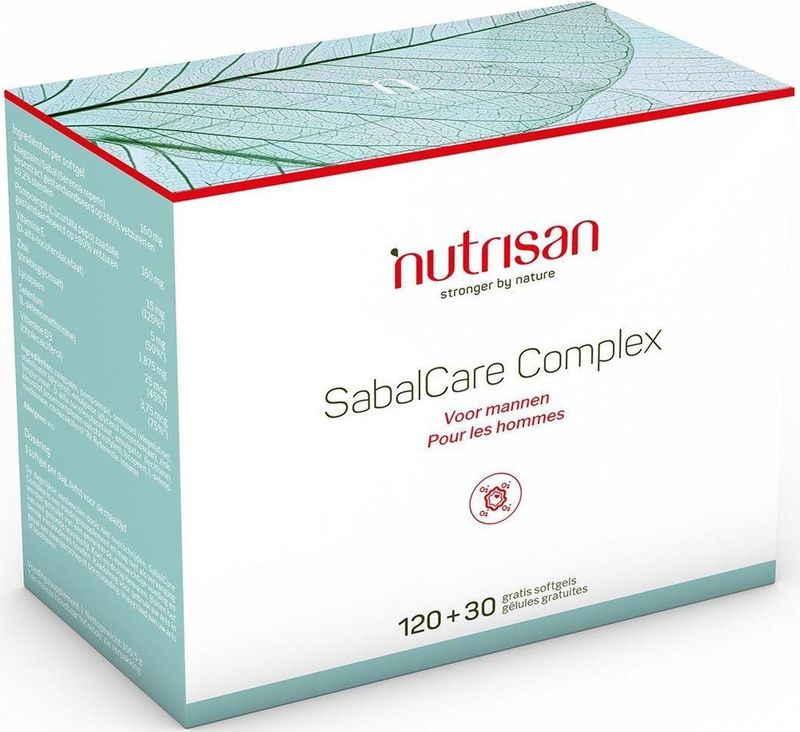 Nutrisan Sabalcare Complex Softgels - Prostaat Ondersteuning met Natuurlijke Ingrediënten