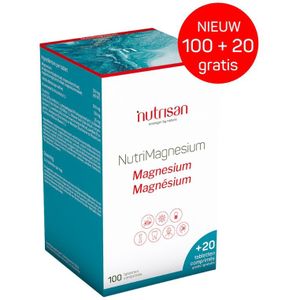 Nutrisan - Nutrimagnesium Comp - Magnesium - 100+20 Capsules