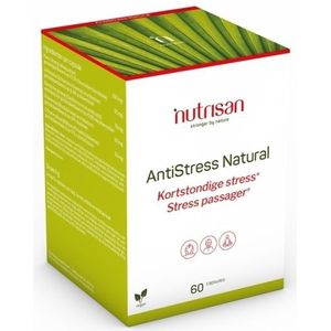 Nutrisan - Antistress Natural - 60 Capsules - Citroenmelisse Rhodiola Schisandra Siberische Ginseng