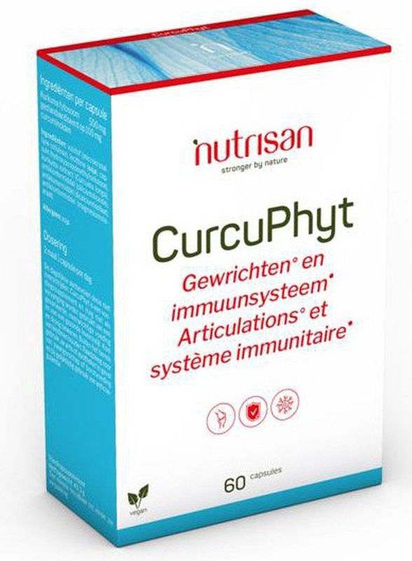 Kurkuma - Curcuphyt - Capsules - 1000 mg - 60 Stuks