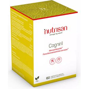 Nutrisan - Cogniril - 60 Capsules - Plantenextracten - Ondersteunt Geheugen