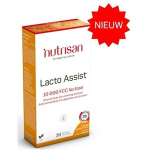 Nutrisan - Lacto Assist - Tabletten - Lactase Enzym - 10.000 FCC